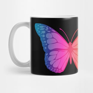 LGBT butterfly rainbow color Mug